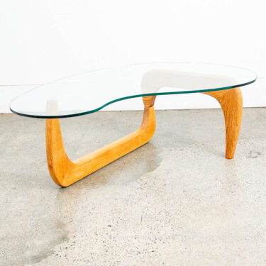 Mid Century Modern Coffee Table Isamu Noguchi White Oak 50 In Early