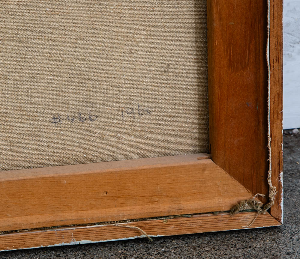 Mid Century Modern Oil Painting George Constant Art Abstract Original Signed '60 - Image 6