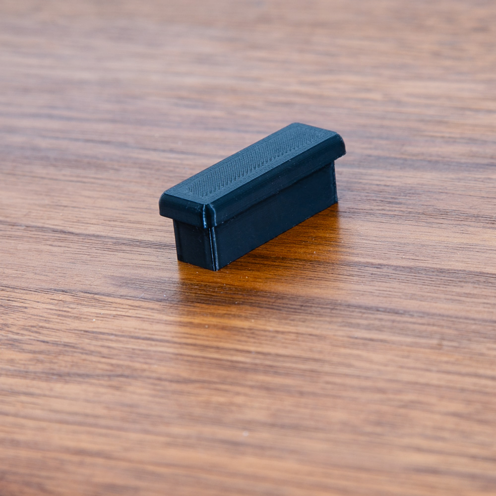 Mid Century Modern Foot Cap Plycraft Replacement Black Swivel Foot Eames Mcm - Image 2