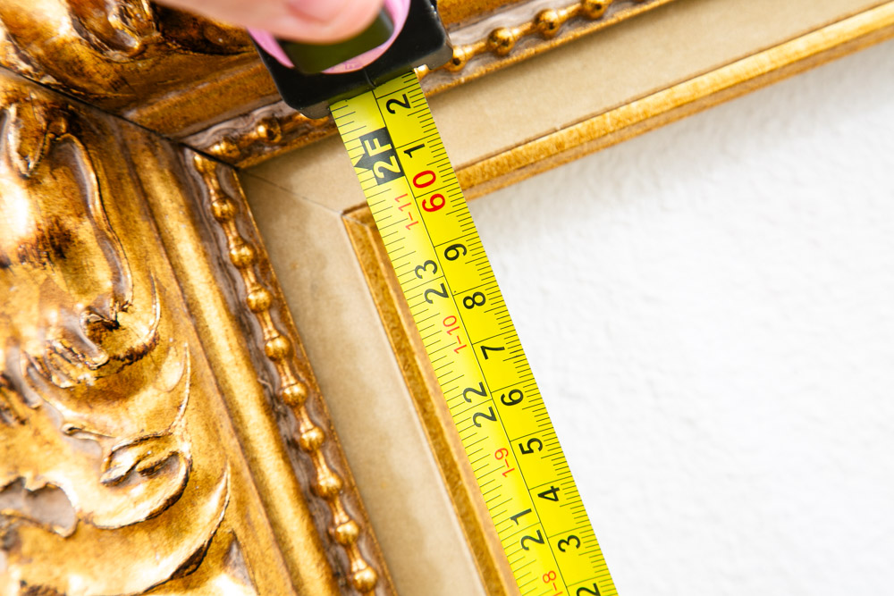 Antique Frame Picture Wall Framed Felt Gold Gilt Brass Art Floral 27.5x31.75 - Image 12