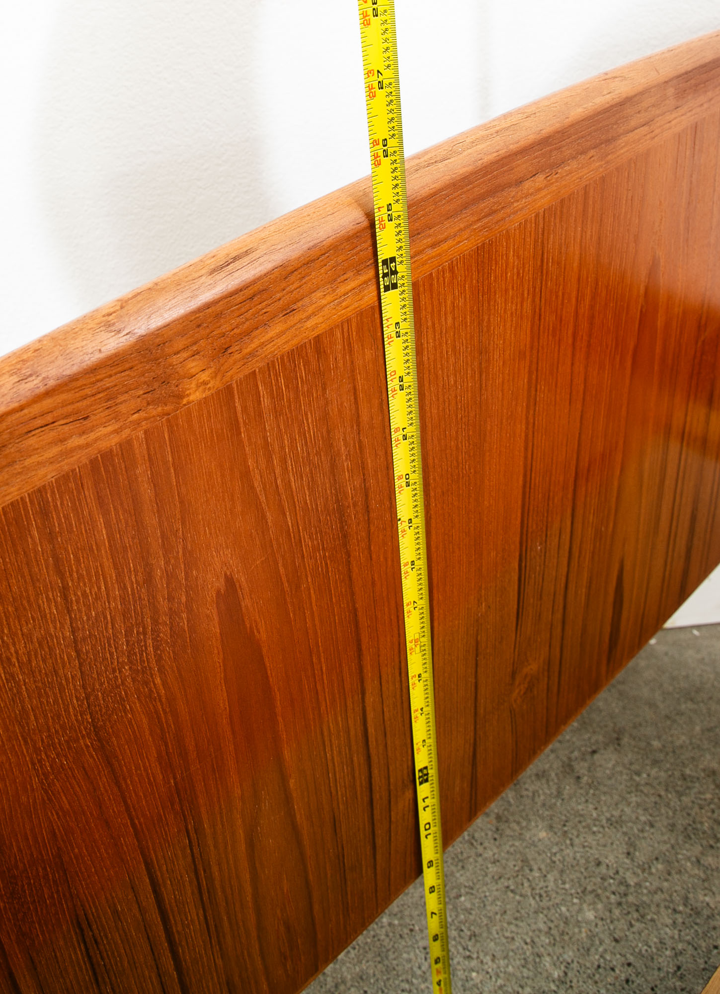 Mid Century Danish Modern Bedframe Sm SingleTeak Bed Denmark Sannemanns Mobler - Image 10