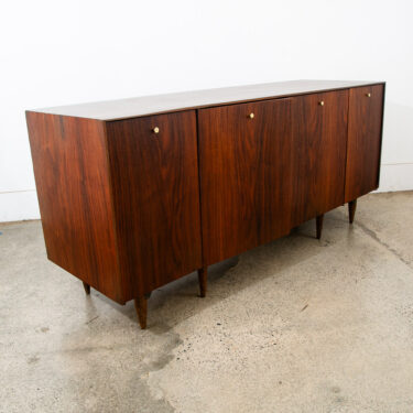 Mid Century Modern Credenza Cabinet Dining Table Dillingham Walnut Extension Mcm