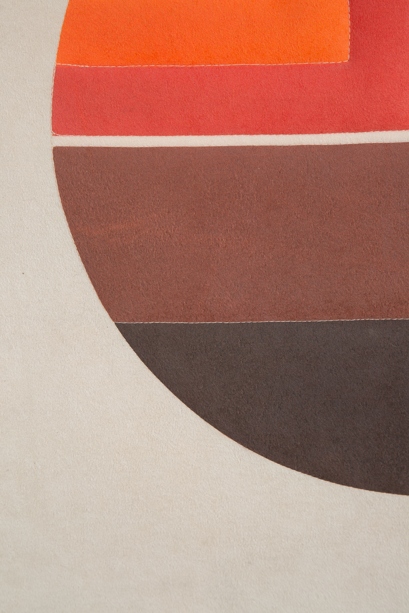 Mid Century Modern Tapestry 1970s Square Ron Brejtfus Fabric