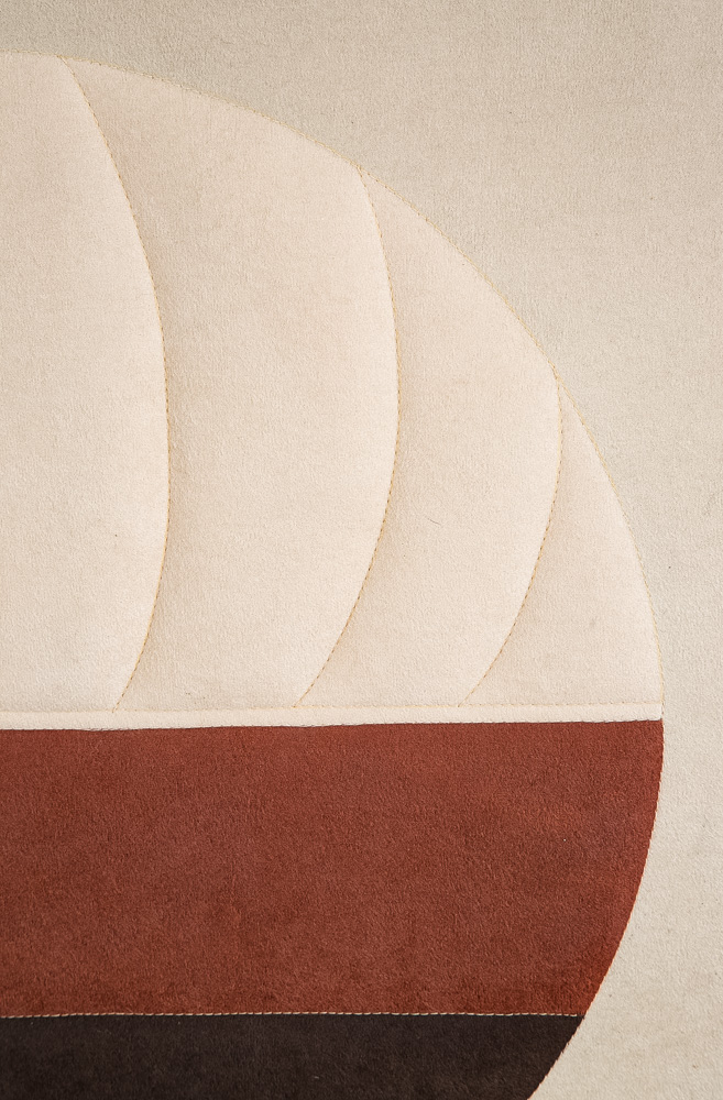 Mid Century Modern Tapestry 1970s Square Ron Brejtfus Fabric