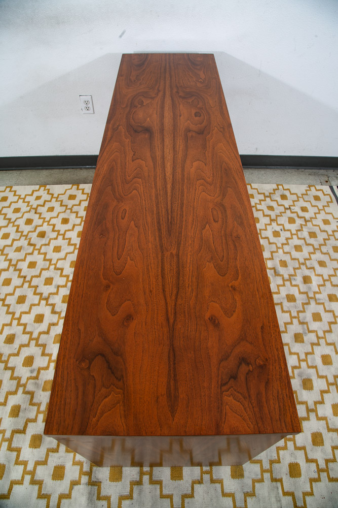 Mid Century Danish Modern Credenza Dresser American Walnut 9 Drawer Danish Mcm - Image 3