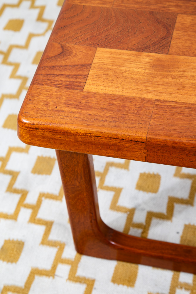 Mid Century Danish Modern End Tables Side Nightstands Teak Square Niels Bach Mcm - Image 8