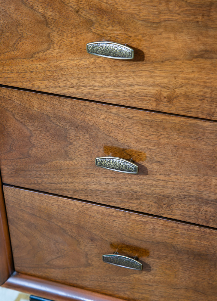 Mid Century Danish Modern Credenza Dresser American Walnut 9 Drawer Danish Mcm - Image 8