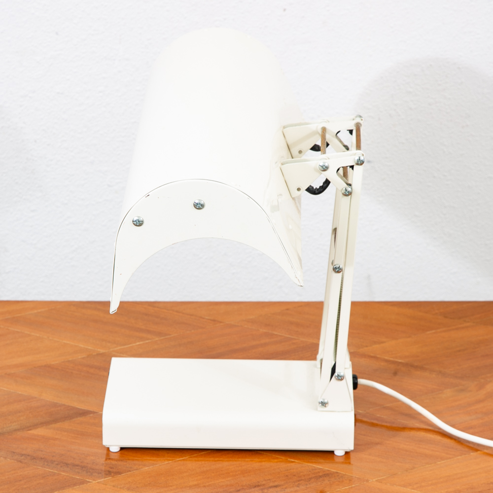 Mid Century Modern Table Lamp White Large Desk Light Vintage Sadelight Canada - Image 4