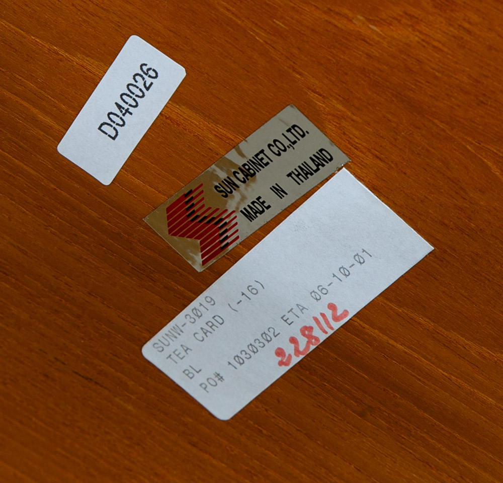 Mid Century Danish Modern Serving Cart Trolley Teak Wood Rolling Bar Vintage Mcm - Image 6