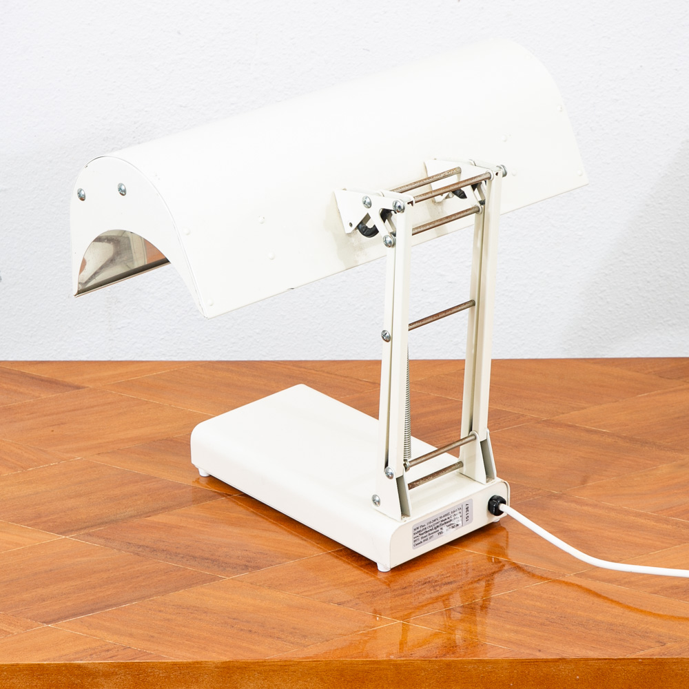 Mid Century Modern Table Lamp White Large Desk Light Vintage Sadelight Canada - Image 8