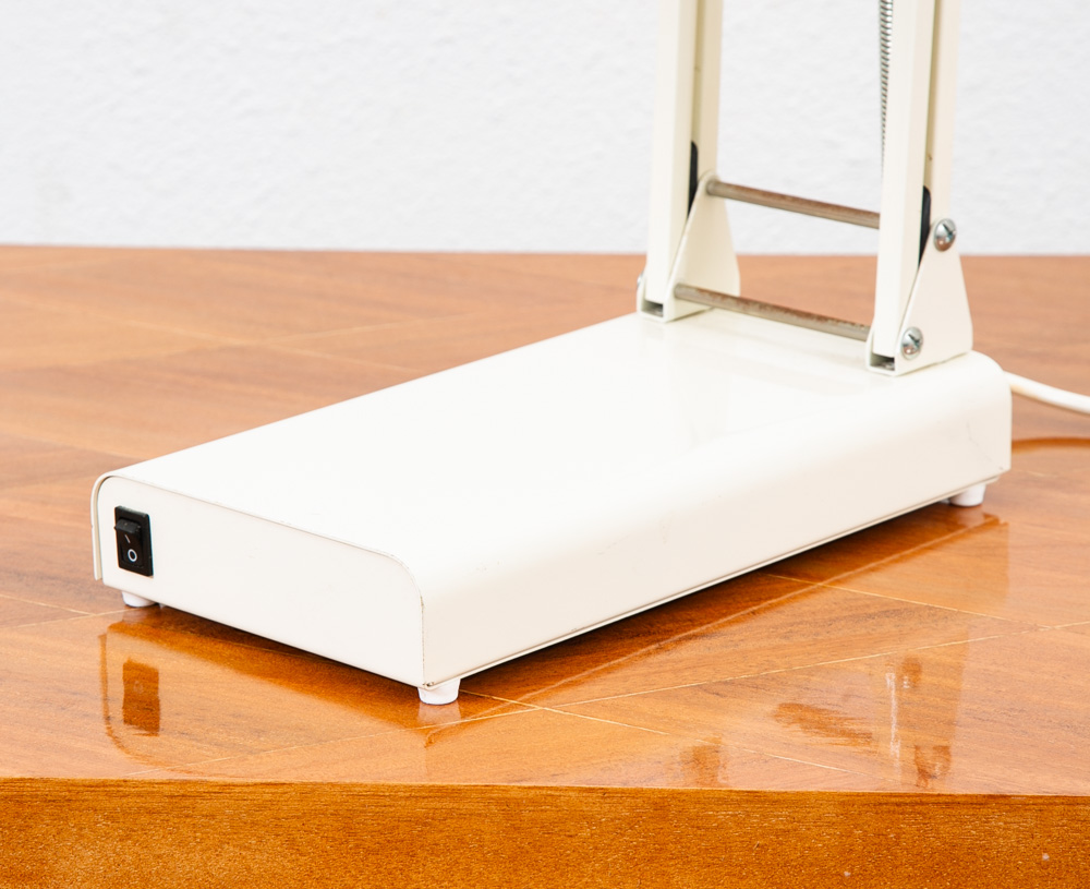 Mid Century Modern Table Lamp White Large Desk Light Vintage Sadelight Canada - Image 7