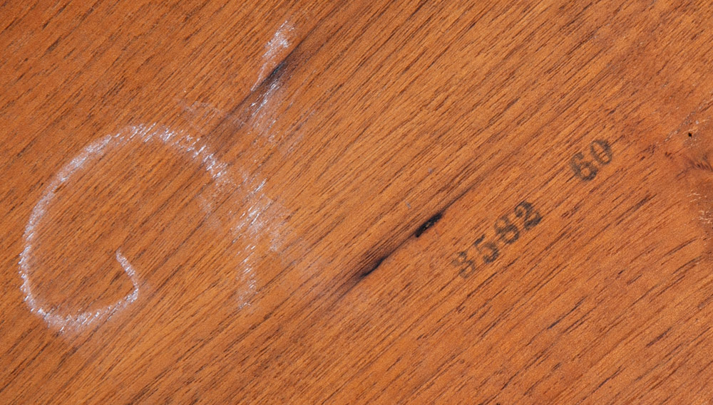 Mid Century Modern Side Table Set End Round Drexel Parallel 2 Walnut Nightstands - Image 11