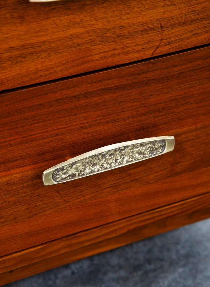 Mid Century Modern Nightstand End Side Table Solid Walnut Ace Hi 2 Drawer Mcm - Image 10