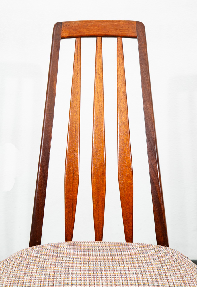 Mid Century Danish Modern Dining Chairs Set 4 Kofoed Eva Teak Wood Hornslet Mcm - Image 10