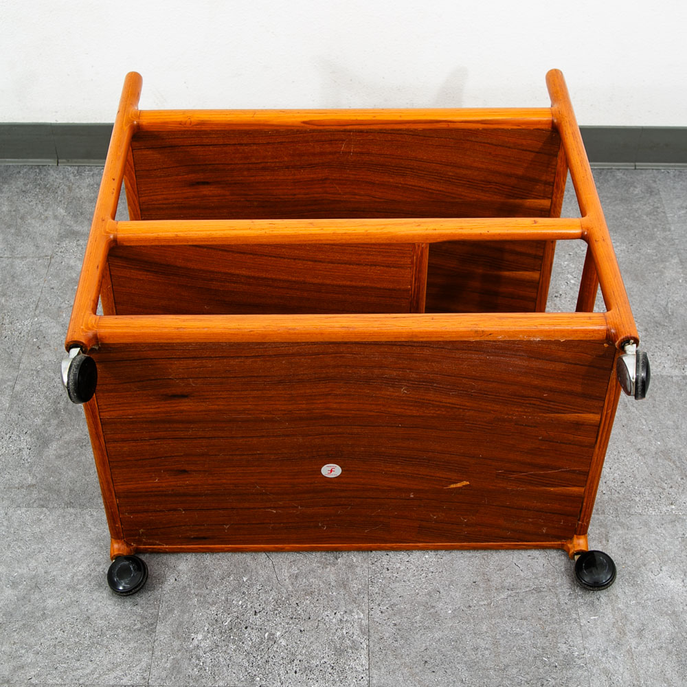 Mid Century Modern Serving Bar Cart Trolley Johannes Andersen Teak Silkeborg Mcm - Image 11