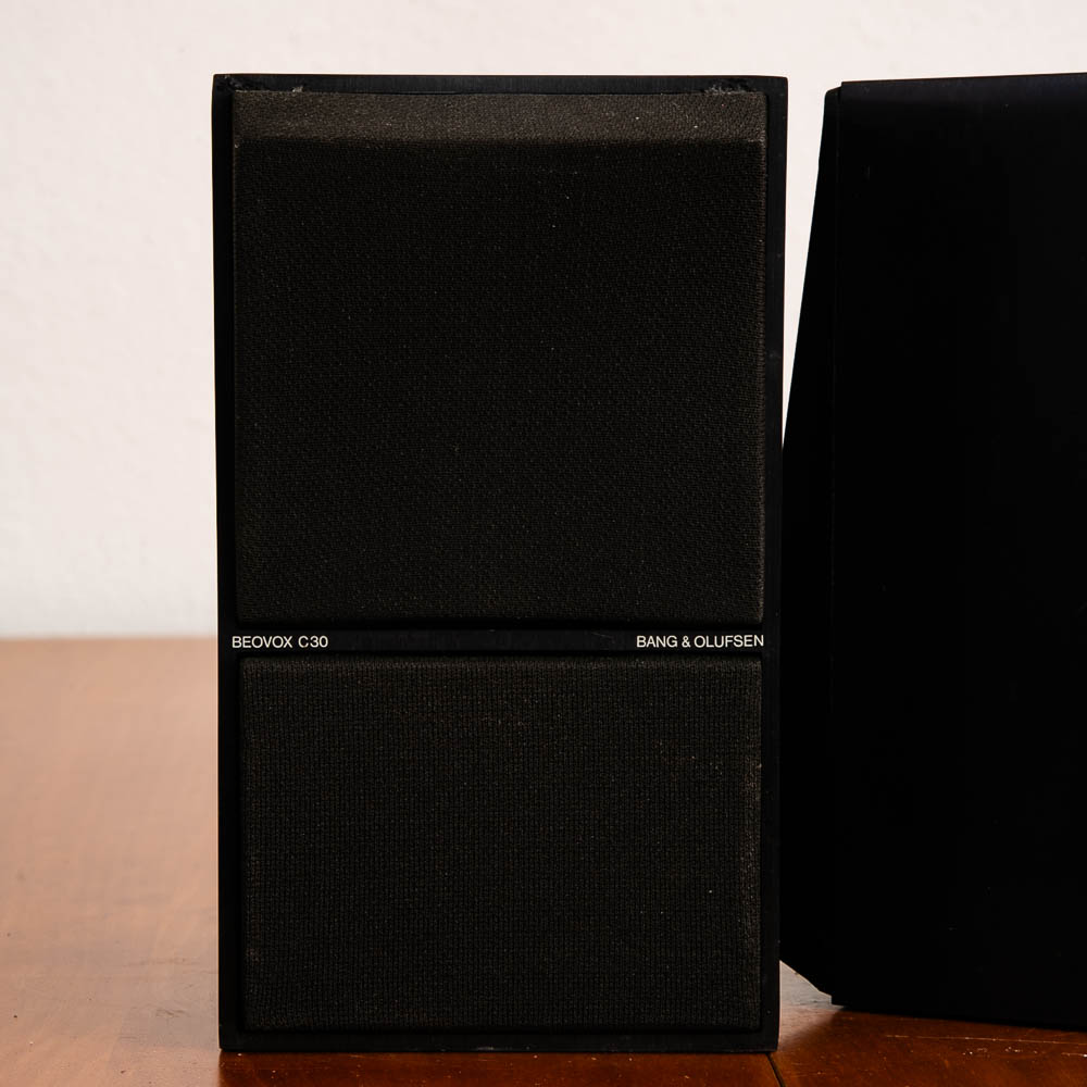 B&O BeoVox C30 Bang Olufsen BEOVOX C30 Black and Chrome Loud Speakers Set of Two - Image 7