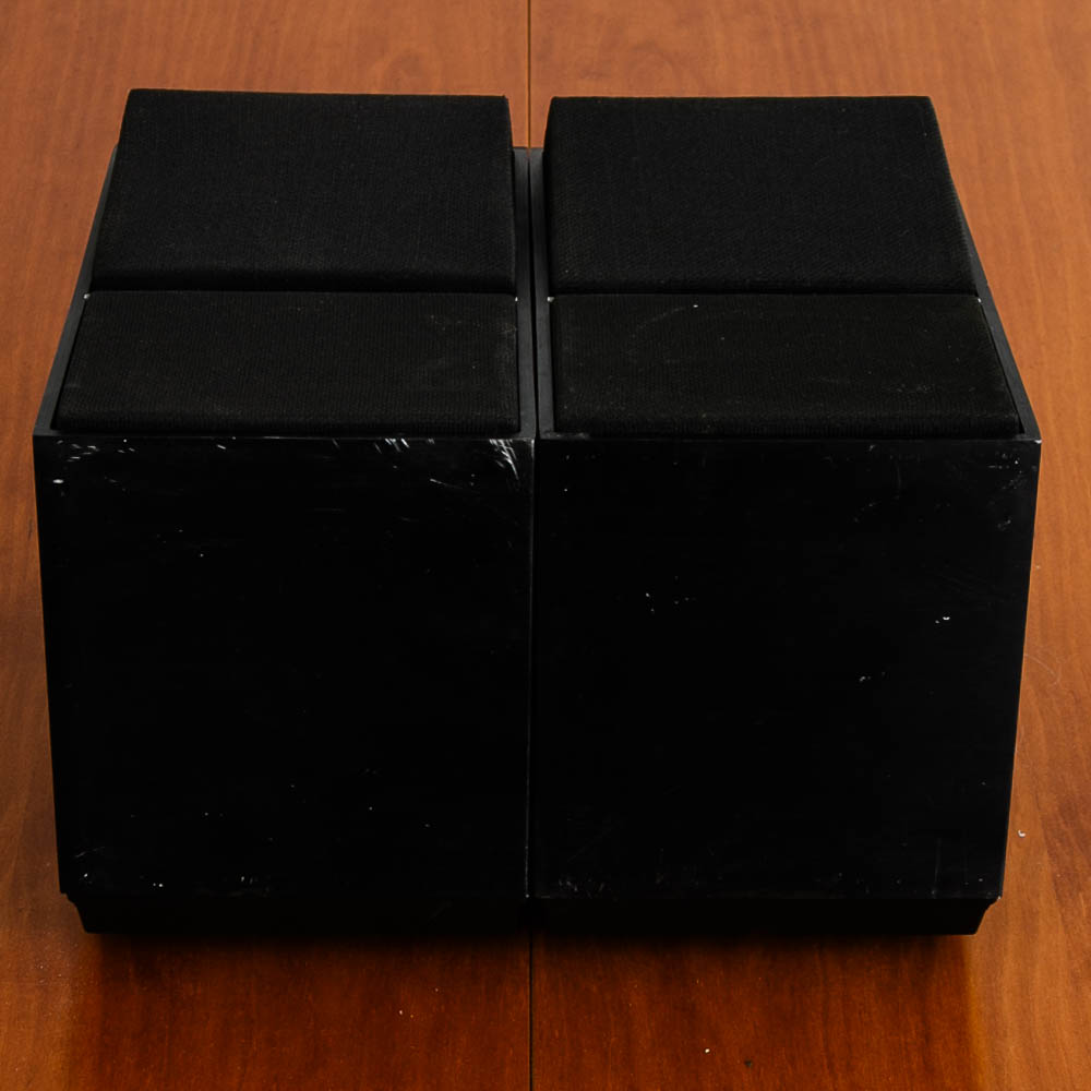 B&O BeoVox C30 Bang Olufsen BEOVOX C30 Black and Chrome Loud Speakers Set of Two - Image 2