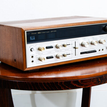 Vintage Sansui QRX-6500 Quadraphonic Stereo Tuner Amplifier Amp Walnut As Is