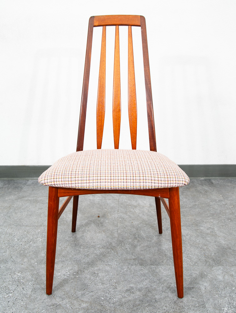 Mid Century Danish Modern Dining Chairs Set 4 Kofoed Eva Teak Wood Hornslet Mcm - Image 8