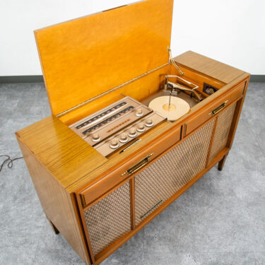 Mid Century Modern Stereo Console Motorola Radio Hi-Fi Record Player Stereophonic