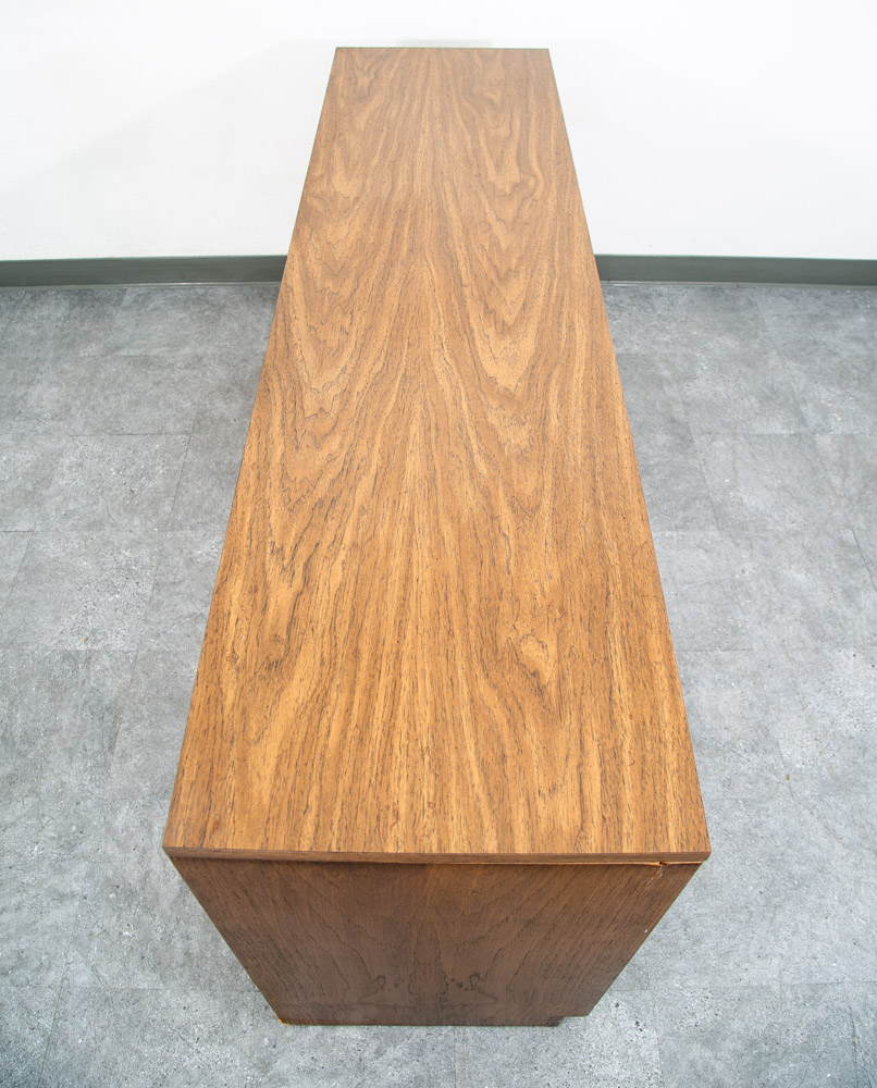 Mid Century Modern Dresser Credenza Morris of California Walnut Drawer 9 drawer - Image 4