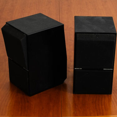 B&O BeoVox C30 Bang Olufsen BEOVOX C30 Black and Chrome Loud Speakers Set of Two