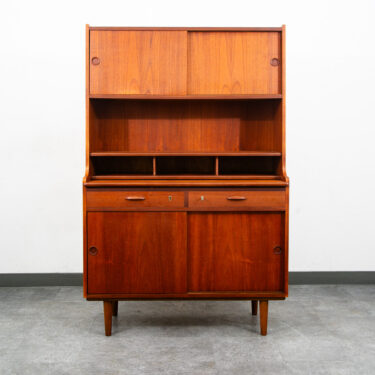 Mid Century Danish Modern Secretary Desk Bureau Denmark Vintage Drawers Vanity