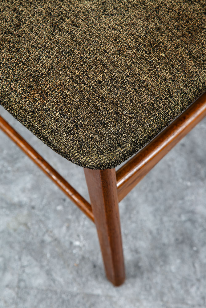 Mid Century Modern Dining Chairs Set 4 Mobler Ladder Back Farstrup Teak Grey Mcm - Image 11