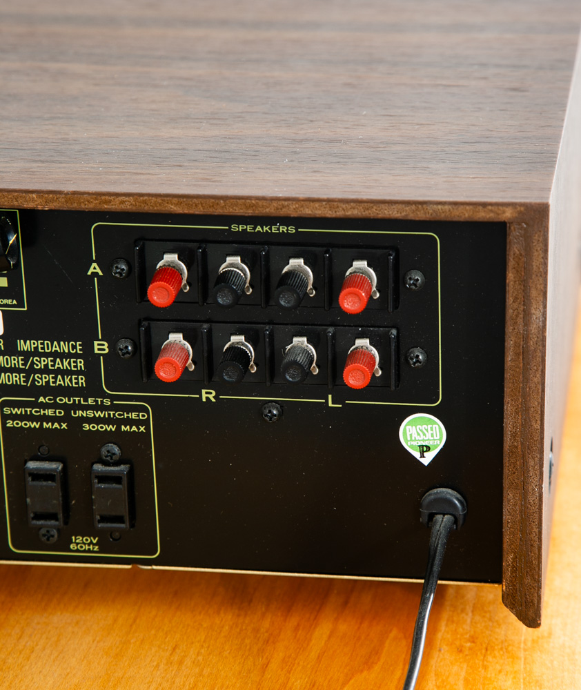 Vintage Stereo Receiver Pioneer SX-434 Pro Amp Silver Face Am/Fm Hifi Walnut Mcm - Image 10