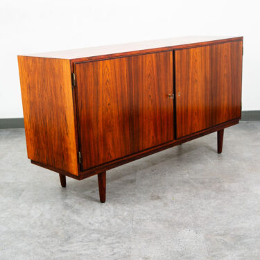 Mid Century Danish Modern Credenza Media Cabinet Rosewood Mcm Denmark Vintage