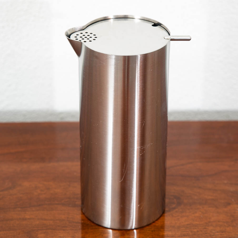 Mid Century Danish Modern Stelton Cocktail Mixer Stainless Steel Arne Jacobsen - Image 6