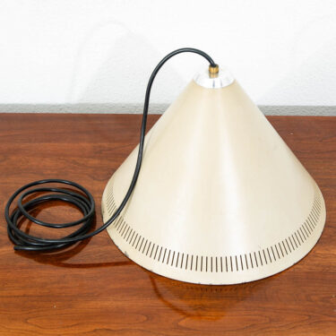 Mid Century Modern Fog & Morup Pendant Light Cone Tan Jo Hammerborg Hanging