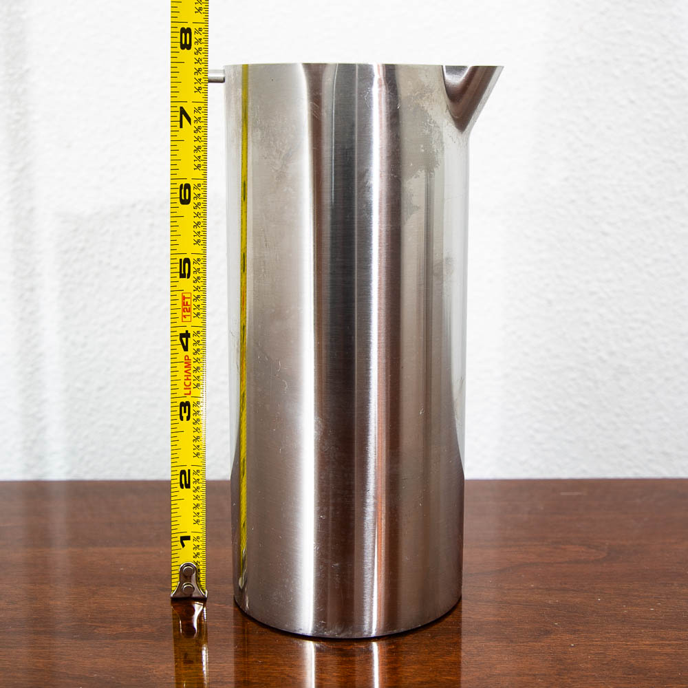Mid Century Danish Modern Stelton Cocktail Mixer Stainless Steel Arne Jacobsen - Image 9