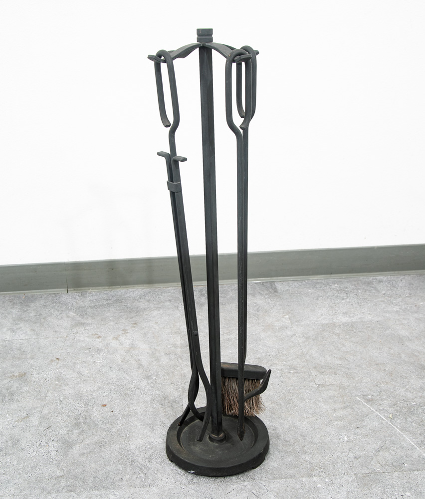 Mid Century Modern Fireplace Tools Metal Cast iron Pilgrim Seymour Nelson Mcm - Image 5