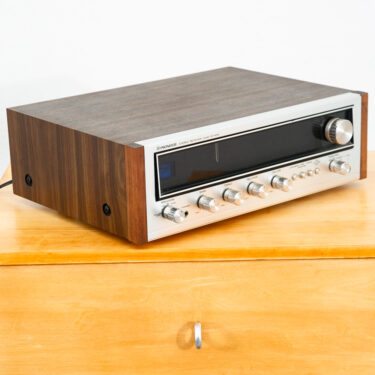 Vintage Stereo Receiver Pioneer SX-434 Pro Amp Silver Face Am/Fm Hifi Walnut Mcm