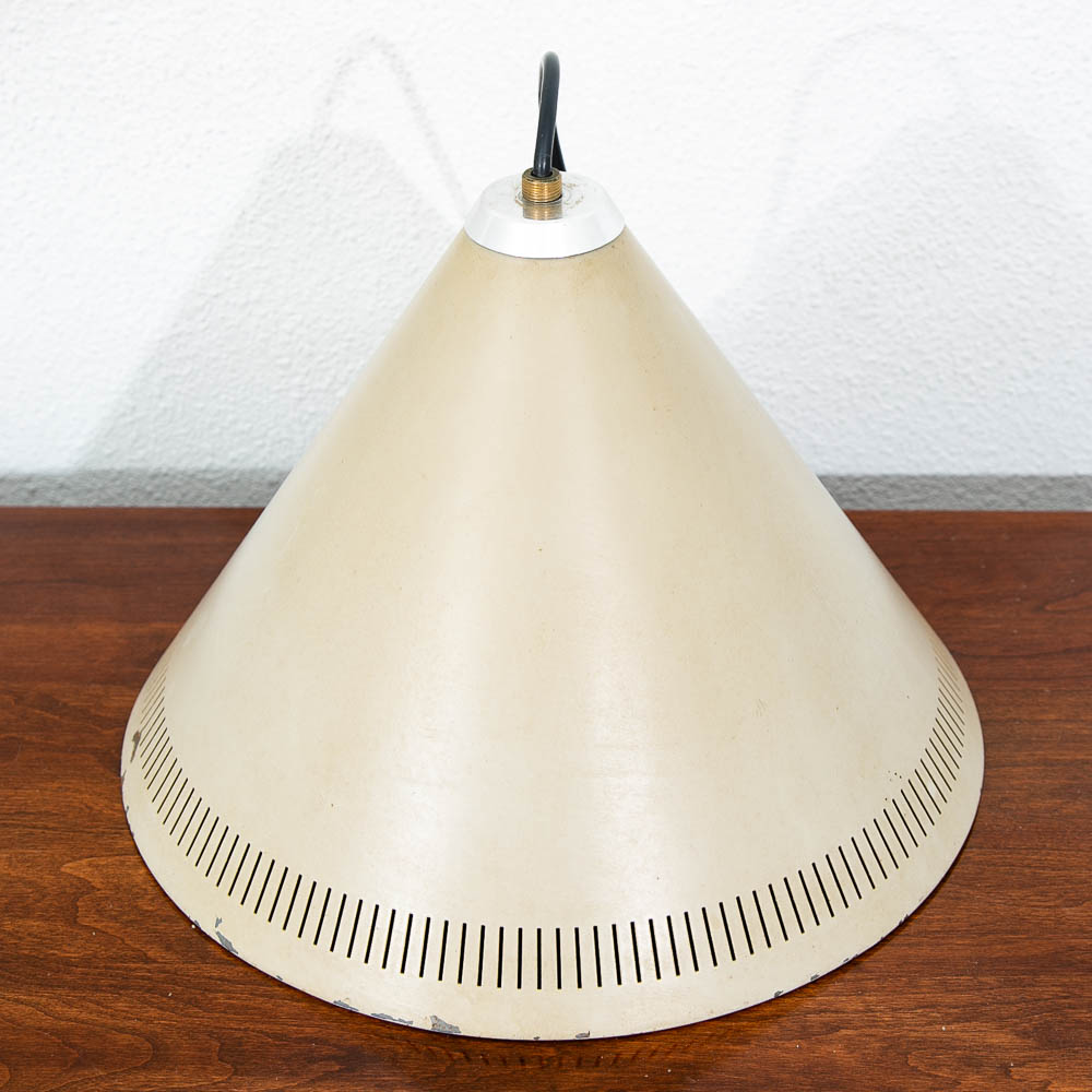 Mid Century Modern Fog & Morup Pendant Light Cone Tan Jo Hammerborg Hanging - Image 2