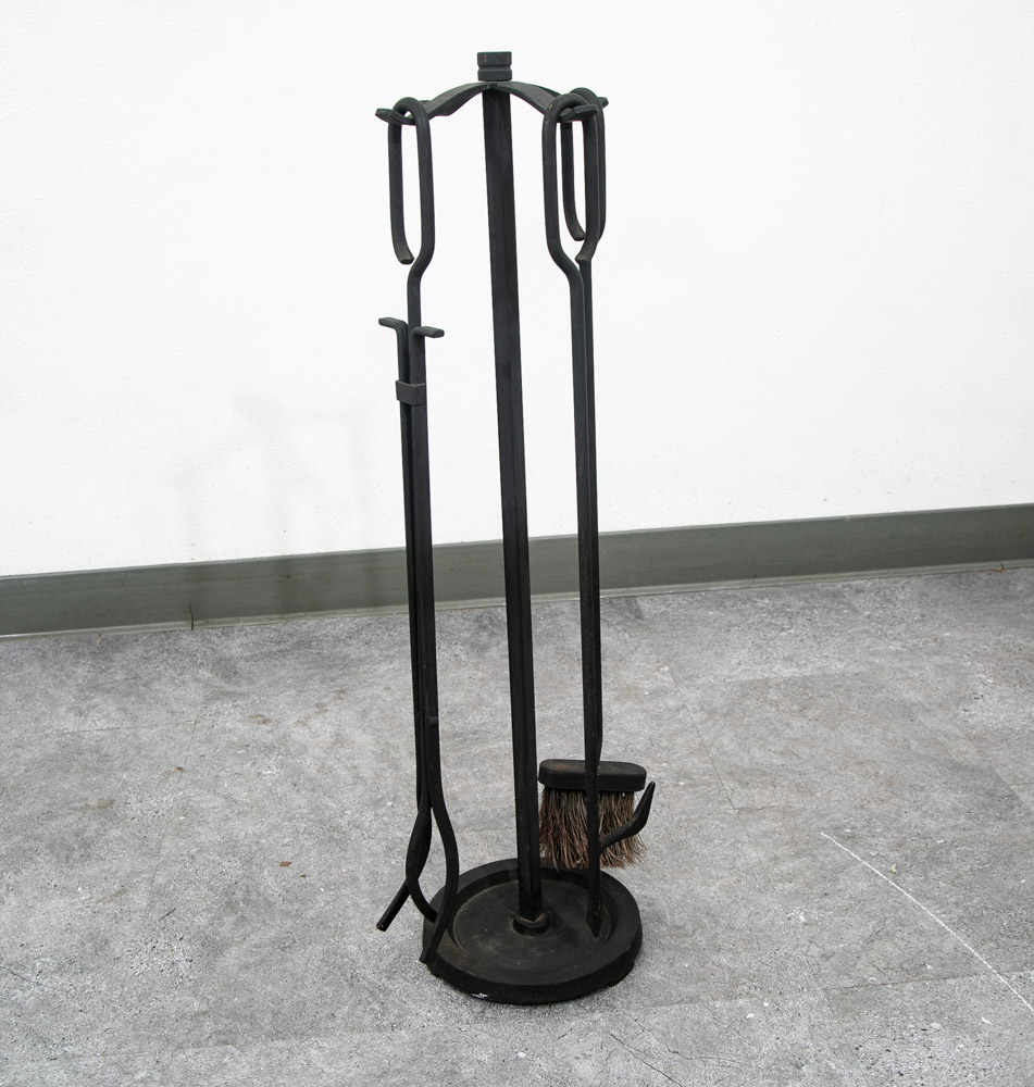 Mid Century Modern Fireplace Tools Metal Cast iron Pilgrim Seymour Nelson Mcm