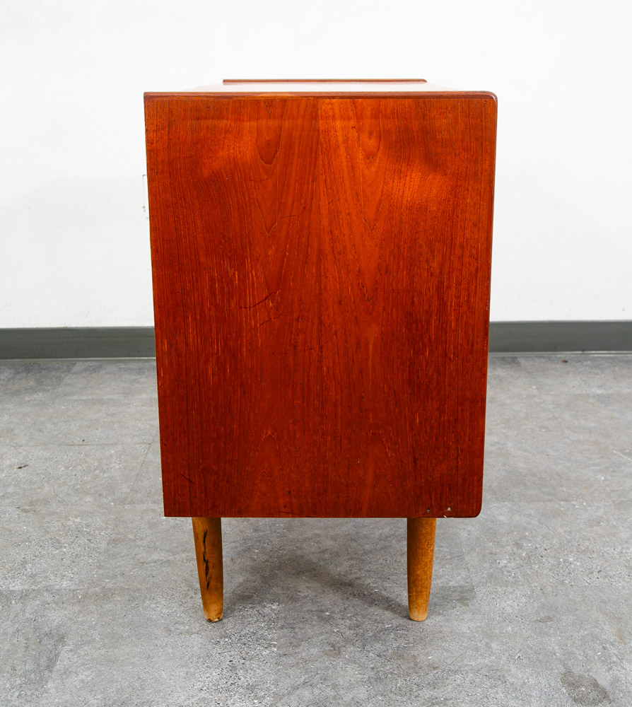 Mid Century Danish Modern Chest of Drawers Dresser Teak Vintage Locking 5 Mcm - Image 3