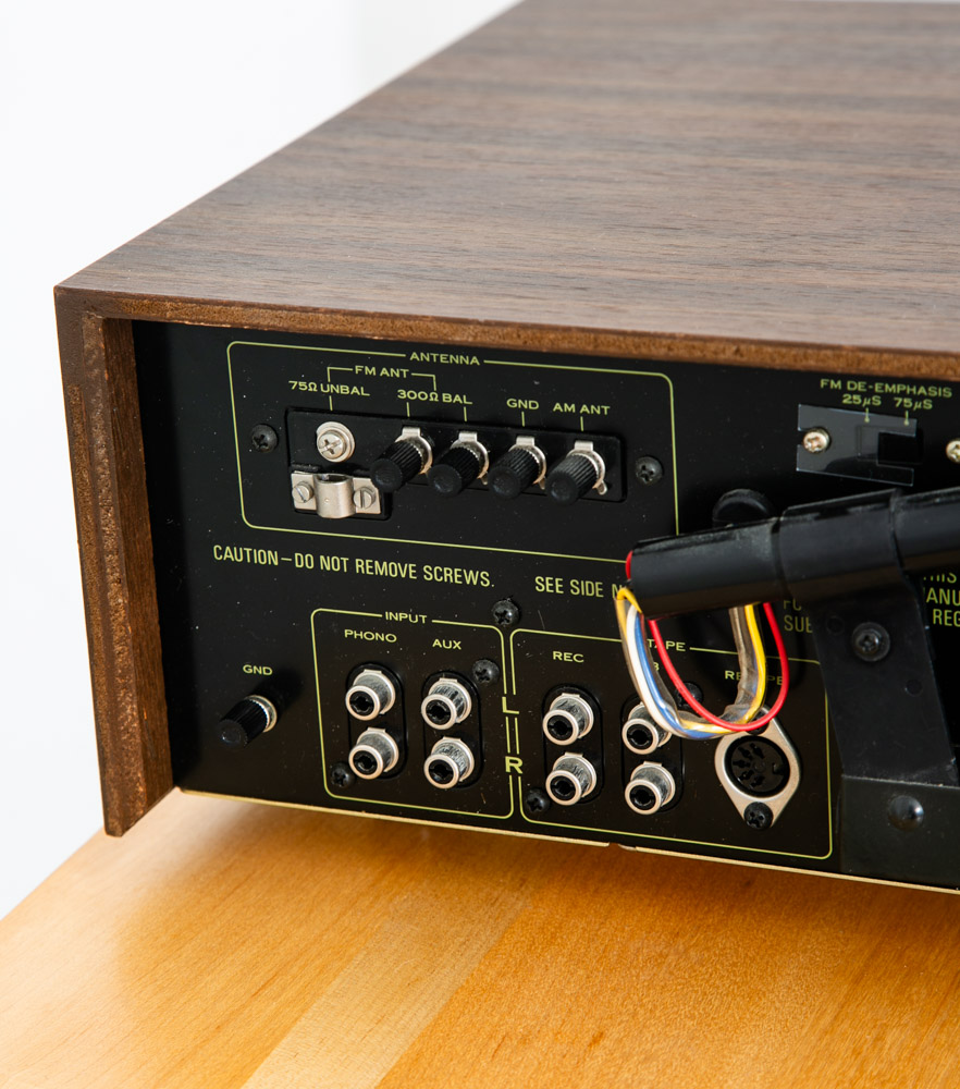 Vintage Stereo Receiver Pioneer SX-434 Pro Amp Silver Face Am/Fm Hifi Walnut Mcm - Image 12