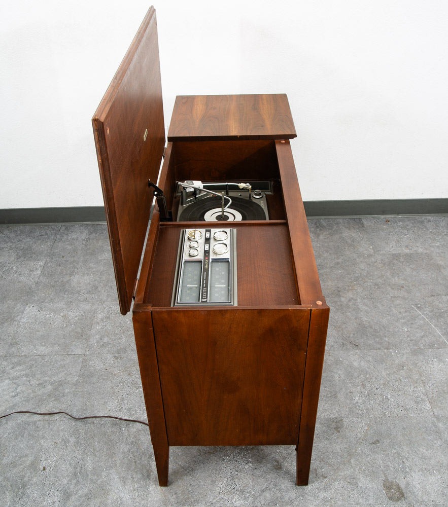Mid Century Modern Stereo Console Zenith MN2606 Record Player Vintage Radio - Image 4