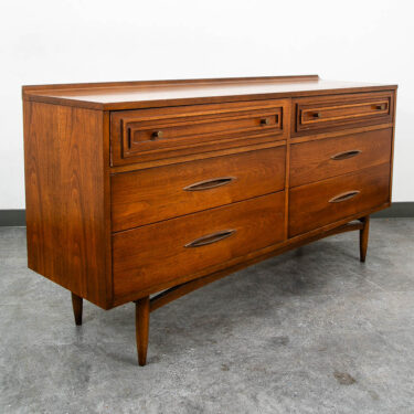 Mid Century Modern Dresser Credenza Broyhill Sculptra Brazilia 6 Drawer MCM