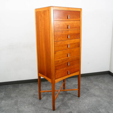 Mid Century Modern Lingerie Chest 7 Drawers Cherry Wood Baker Furniture MCM