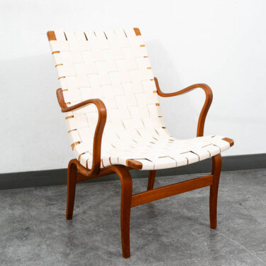 Mid Century Danish Modern Lounge Chair Bruno Mathsson Eva Armchair White Mcm