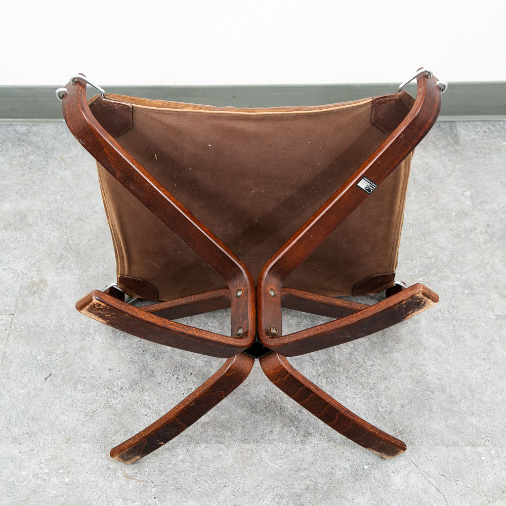 Mid Century Danish Modern Ottoman Foot Stool Sigurd Ressell Falcon Vatne Norway - Image 5