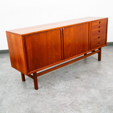 Mid Century Danish Modern Credenza Sideboard Nils Jonsson Teak Oden Troeds Wood