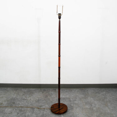 Mid Century Modern Danish Solid Rosewood Floor Lamp Stacked Denmark Mcm