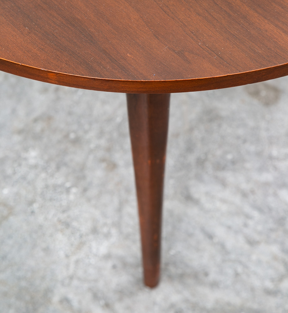 Mid Century Modern Dining Table Round Oval Drexel Declaration Round Kipp Stewart Leaf - Image 11