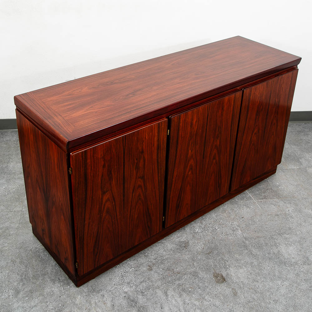 Mid Century Danish Modern Credenza Sideboard Cabinet Rosewood Skovby Drawers Mcm - Image 9