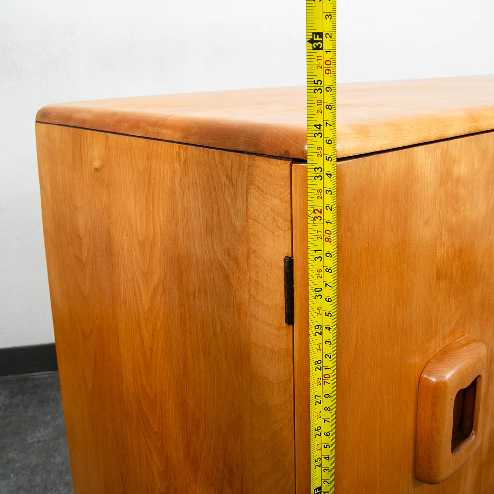 Mid Century Modern Credenza Heywood Wakefield Buffet Champagne Drawers Cabinet - Image 10
