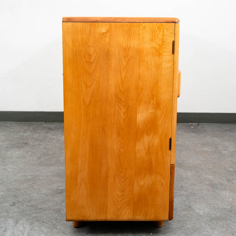 Mid Century Modern Credenza Heywood Wakefield Buffet Champagne Drawers Cabinet - Image 3